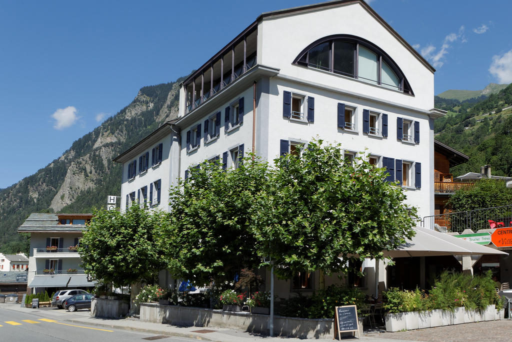 Hotel Restaurant Le Gietroz Le Châble Exterior foto